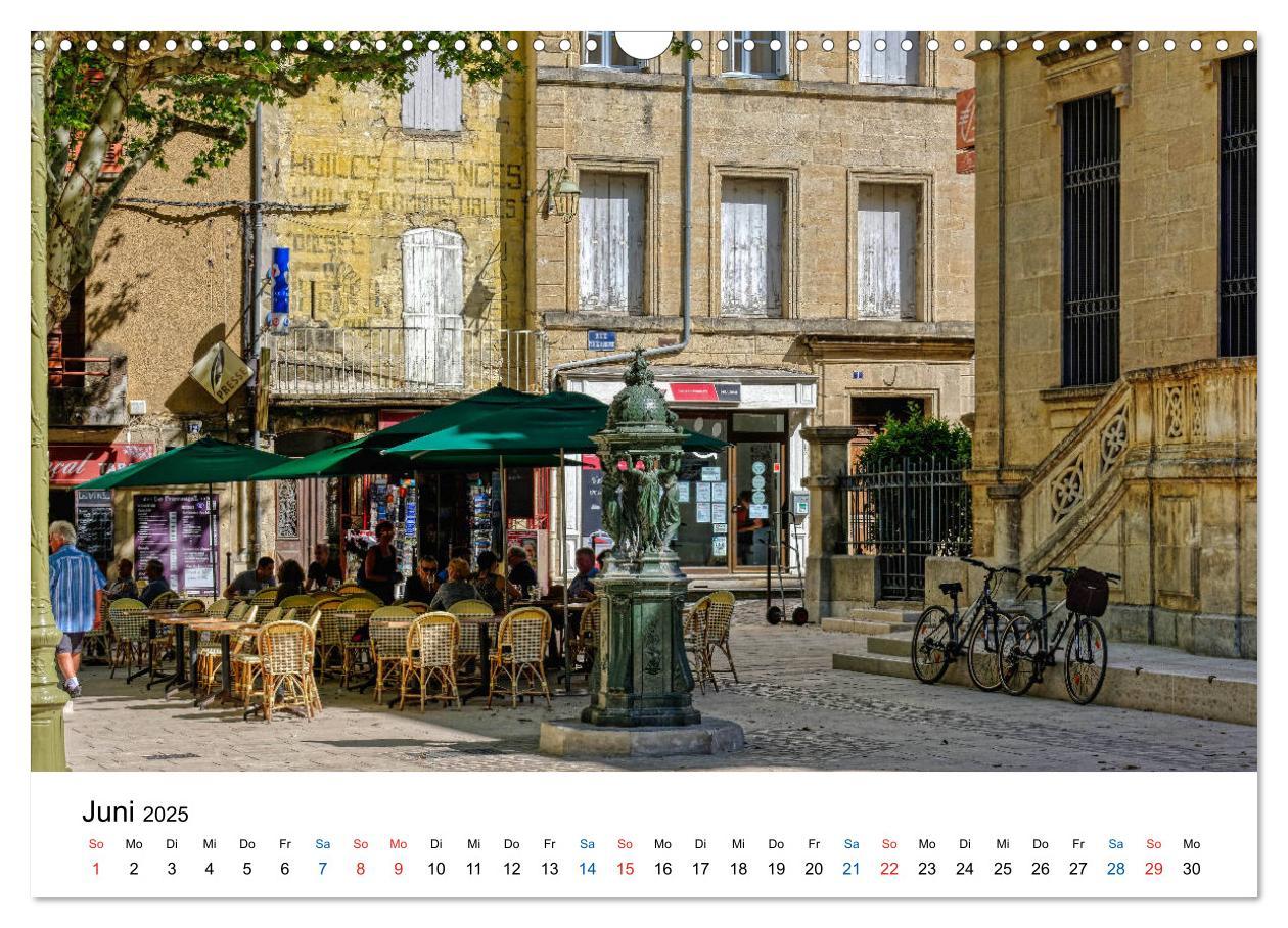 Bild: 9783435162413 | Uzés - Charmante Kleinstadt im Gard (Wandkalender 2025 DIN A3...