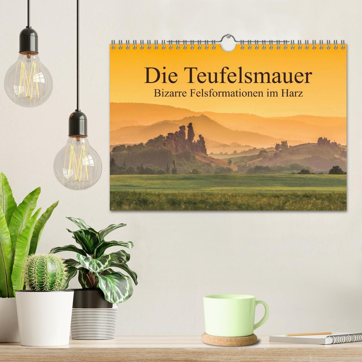 Bild: 9783435598960 | Die Teufelsmauer - Bizarre Felsformationen im Harz (Wandkalender...