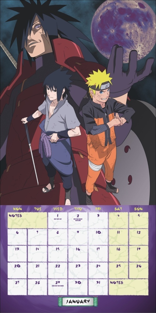 Bild: 9783840196812 | Naruto Broschurkalender 2025 | Kalender | 28 S. | Englisch | 2025