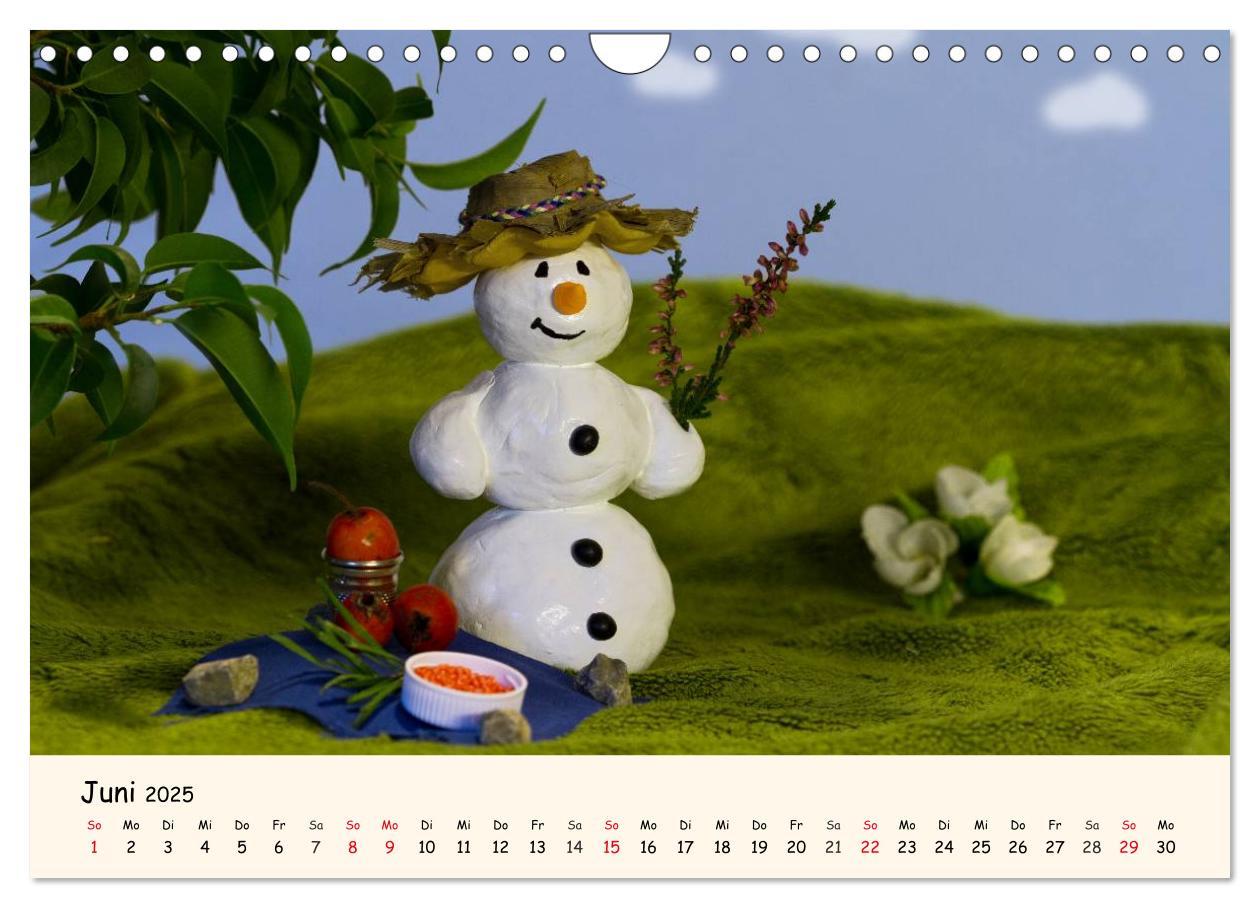 Bild: 9783435812608 | Schneemann des Monats 2025 (Wandkalender 2025 DIN A4 quer),...