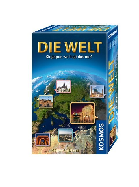 Cover: 4002051711184 | Die Welt (Spiel) | Wetten, da liegt Manhattan! Mit 90 neuen Orten