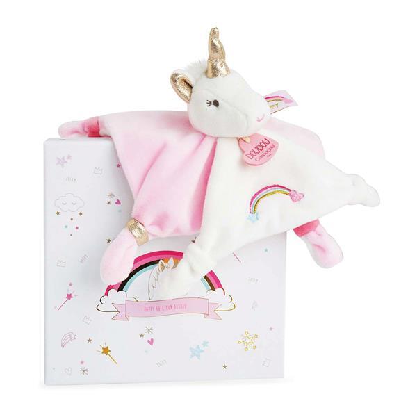 Cover: 3700335233124 | Einhorn Schmusetuch 20cm | Ma Jolie Licorne | 8903312 | DOUDOU