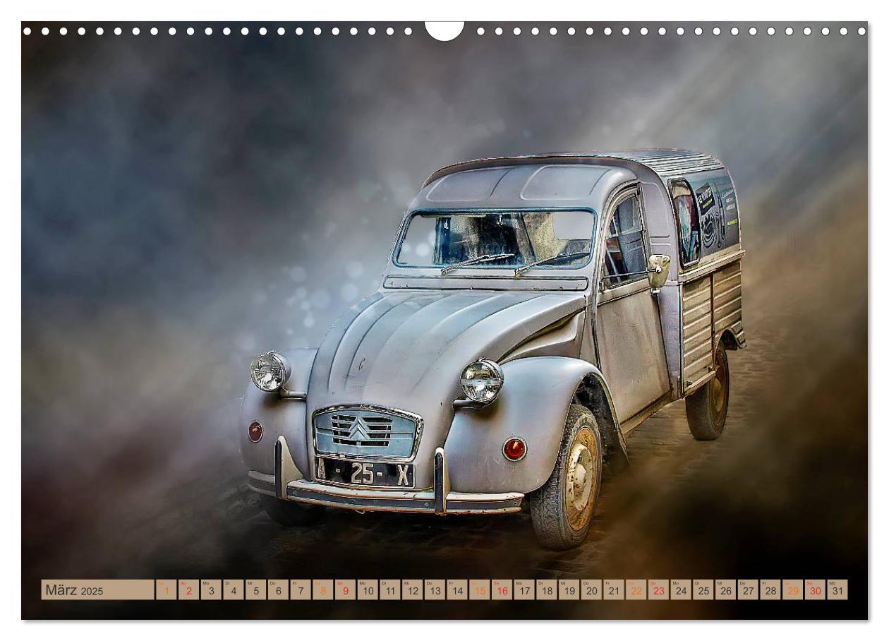 Bild: 9783435349081 | Die Ente - Citroën 2CV (Wandkalender 2025 DIN A3 quer), CALVENDO...