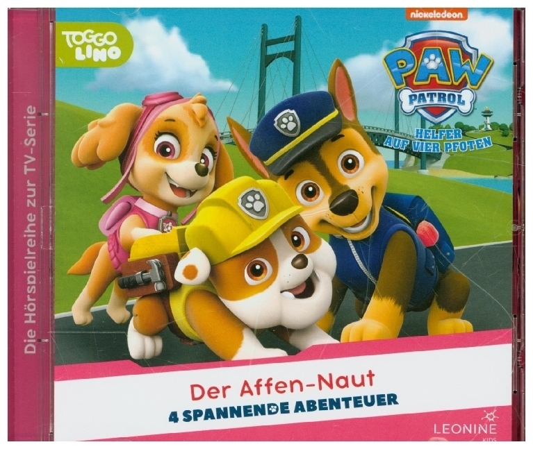 Cover: 4061229152624 | PAW Patrol. Tl.32, 1 Audio-CD | Der Affen-Naut. 4 spannende Abenteuer