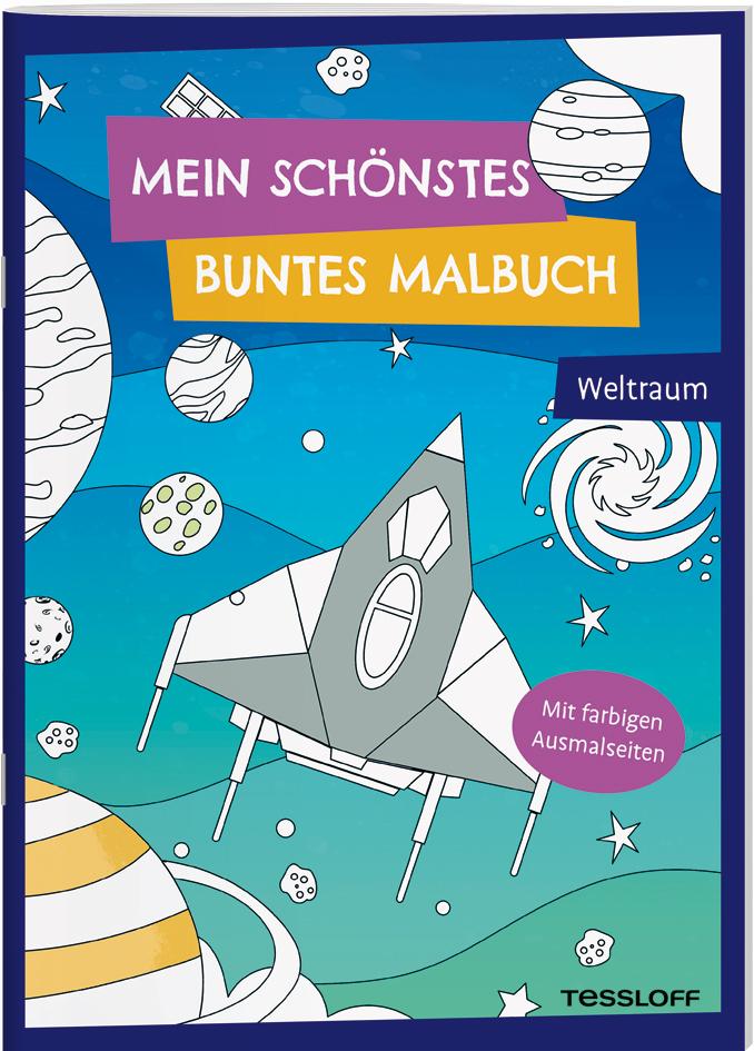 Cover: 9783788645175 | Mein schönstes buntes Malbuch. Weltraum | Carmen Eisendle | Broschüre