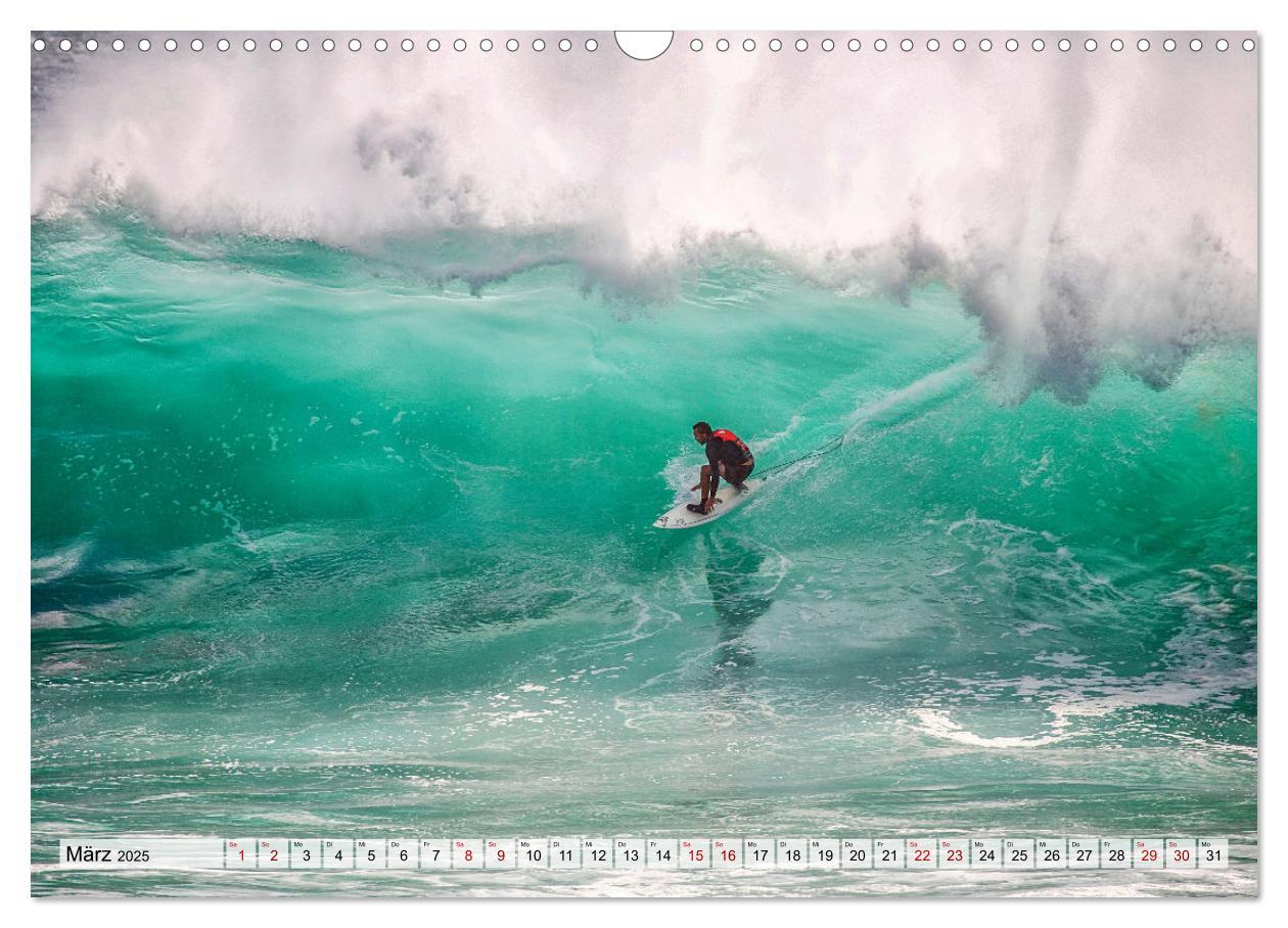 Bild: 9783383921179 | Surfen - from Inside the Barrel (Wandkalender 2025 DIN A3 quer),...