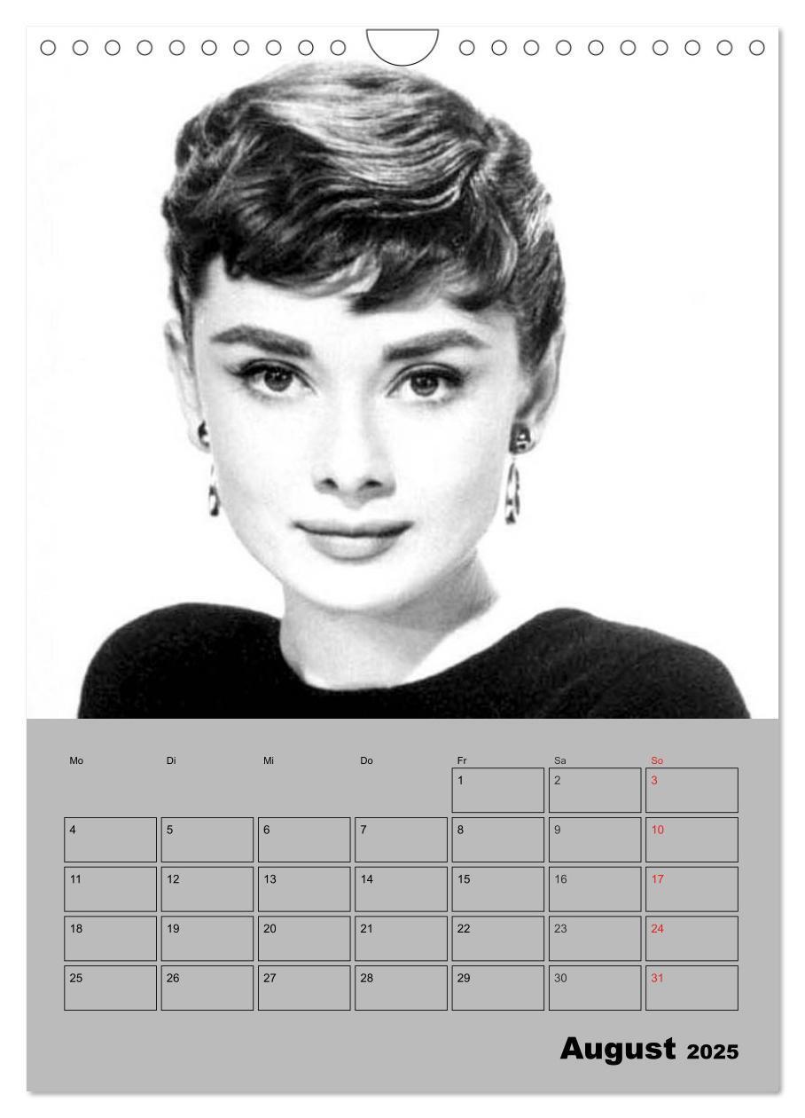 Bild: 9783457023938 | Hollywood-Diva. Audrey Hepburn (Wandkalender 2025 DIN A4 hoch),...