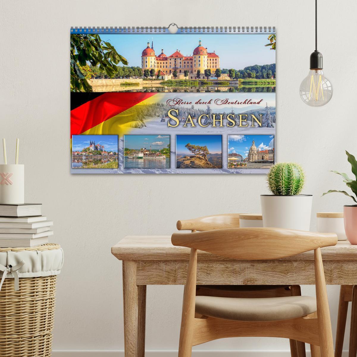 Bild: 9783435318520 | Reise durch Deutschland - Sachsen (Wandkalender 2025 DIN A3 quer),...