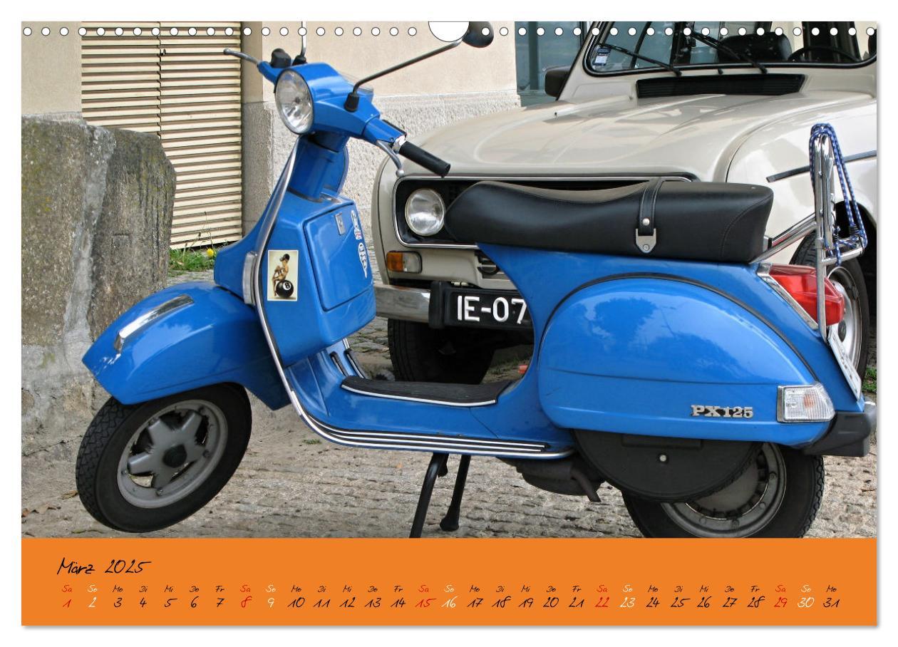 Bild: 9783383977671 | Vespa Liebe (Wandkalender 2025 DIN A3 quer), CALVENDO Monatskalender