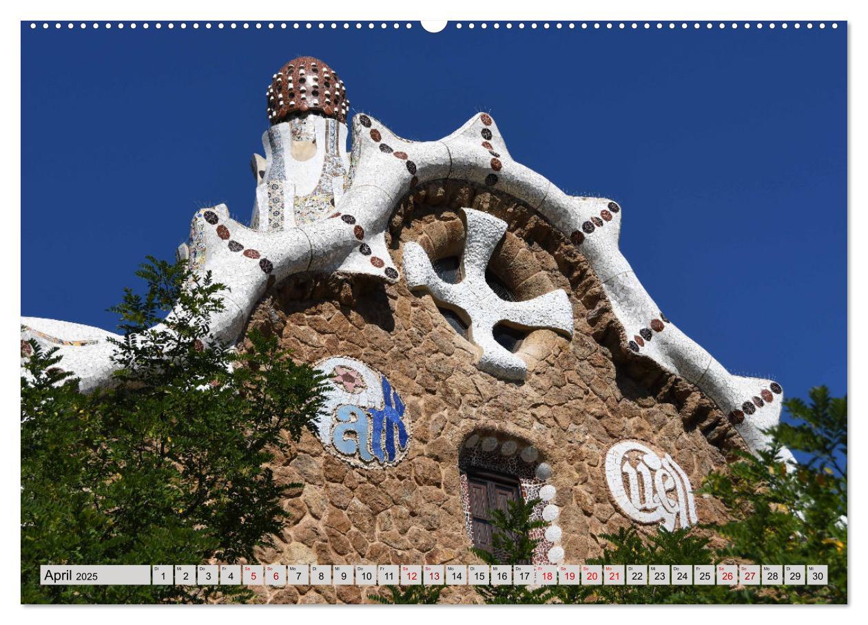 Bild: 9783383930515 | Ein bisschen GAUDI in Barcelona (Wandkalender 2025 DIN A2 quer),...