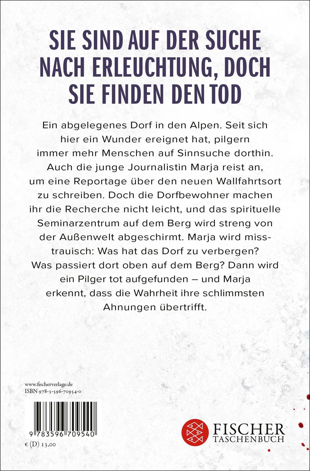 Rückseite: 9783596709540 | Wallfahrt - Der Tod wird dich erlösen | Thriller | Gerold (u. a.)