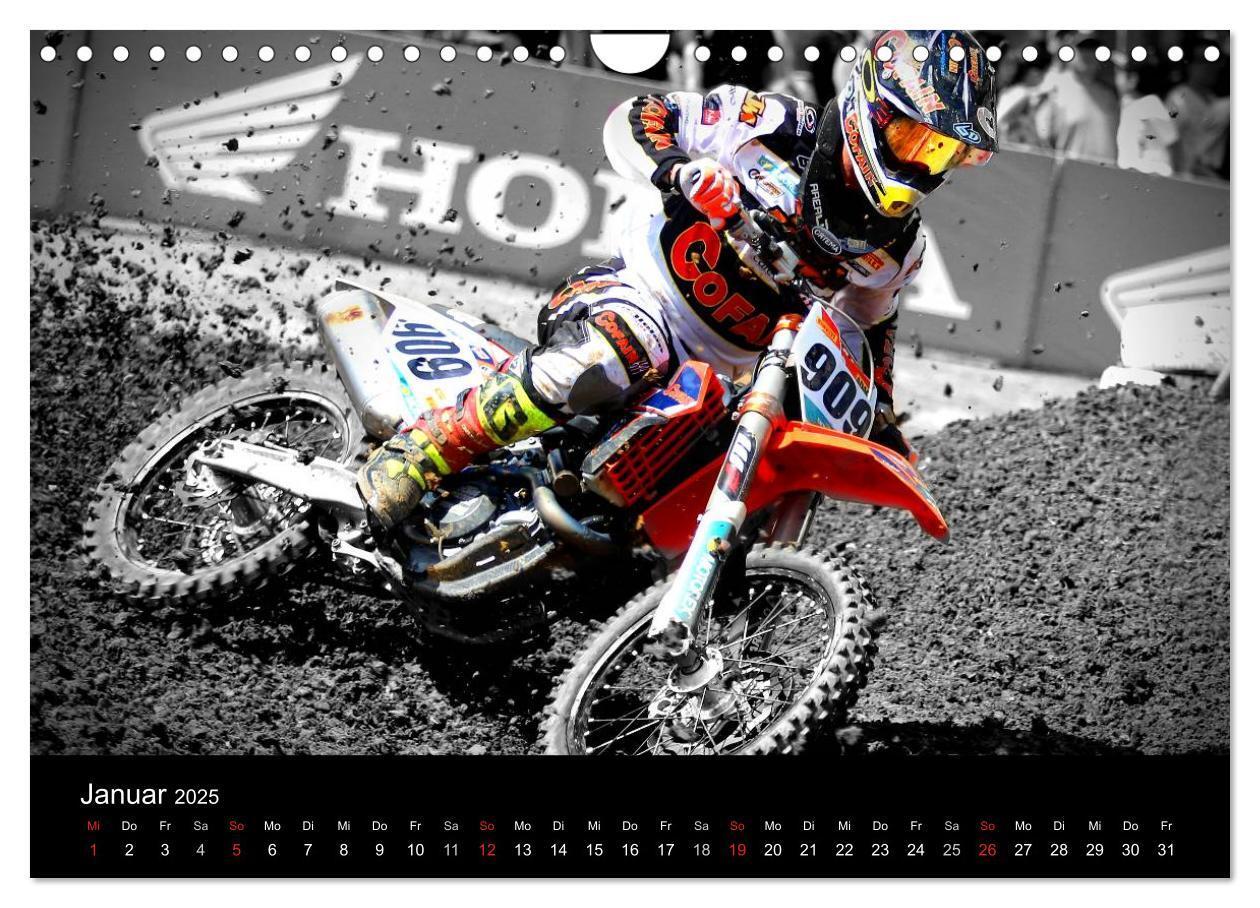 Bild: 9783435517817 | Motocross Kalender - Emotionen auf 2 Rädern (Wandkalender 2025 DIN...