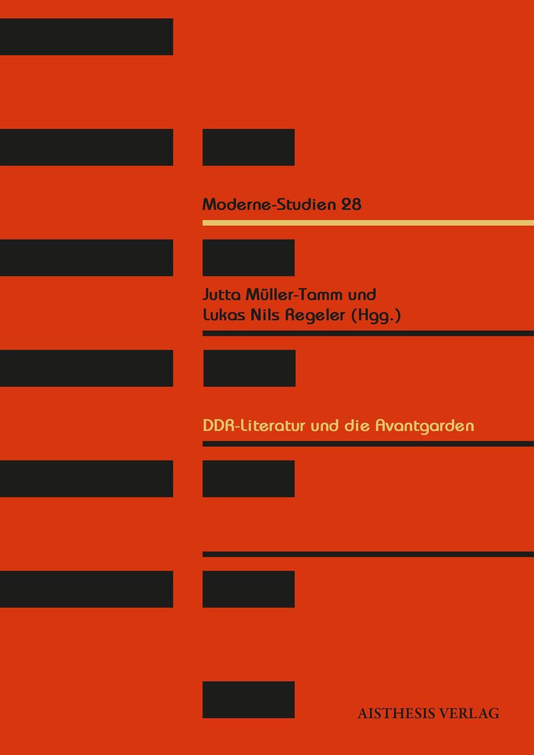 Cover: 9783849818319 | DDR-Literatur und die Avantgarden | Jutta Müller-Tamm (u. a.) | Buch