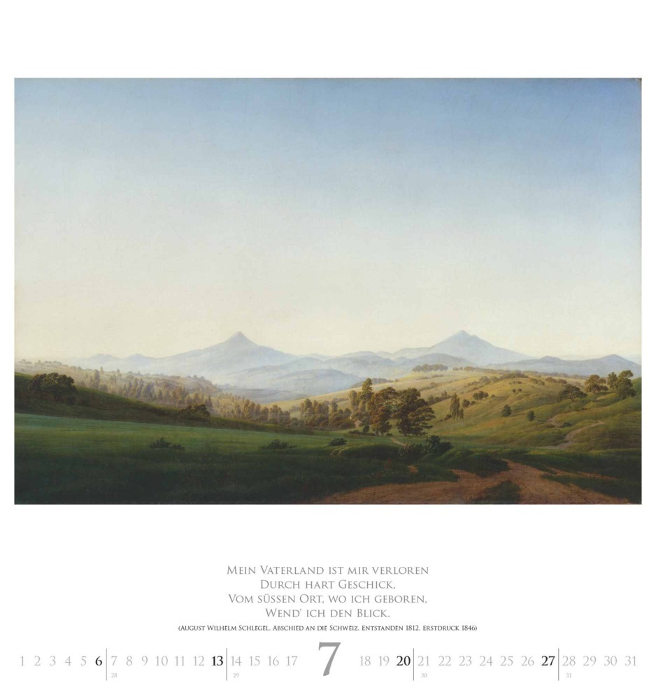 Bild: 4250809653211 | DUMONT - Caspar David Friedrich 2025 Wandkalender, 45x48cm,...