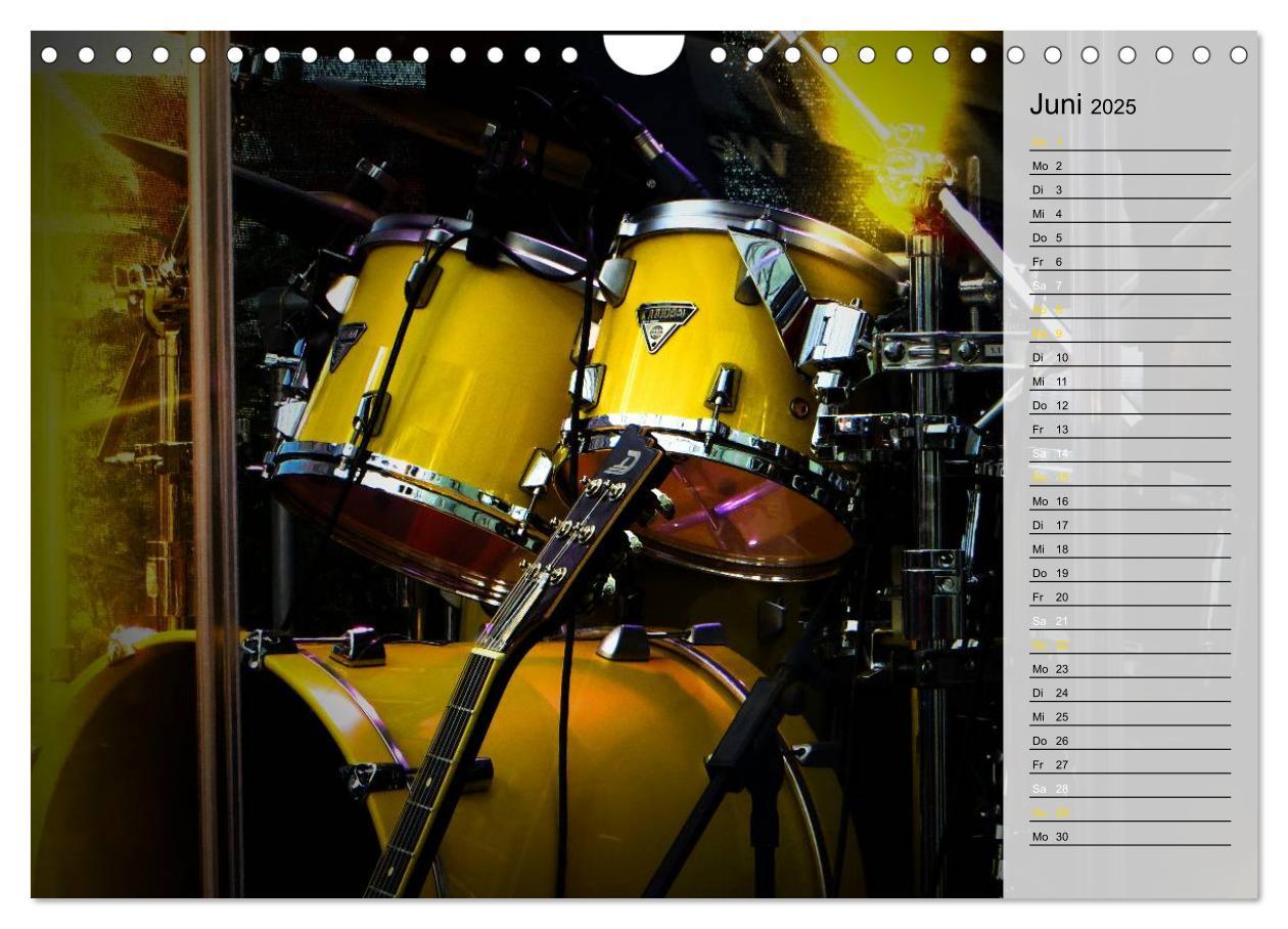 Bild: 9783435425204 | Schlagzeug onstage (Wandkalender 2025 DIN A4 quer), CALVENDO...