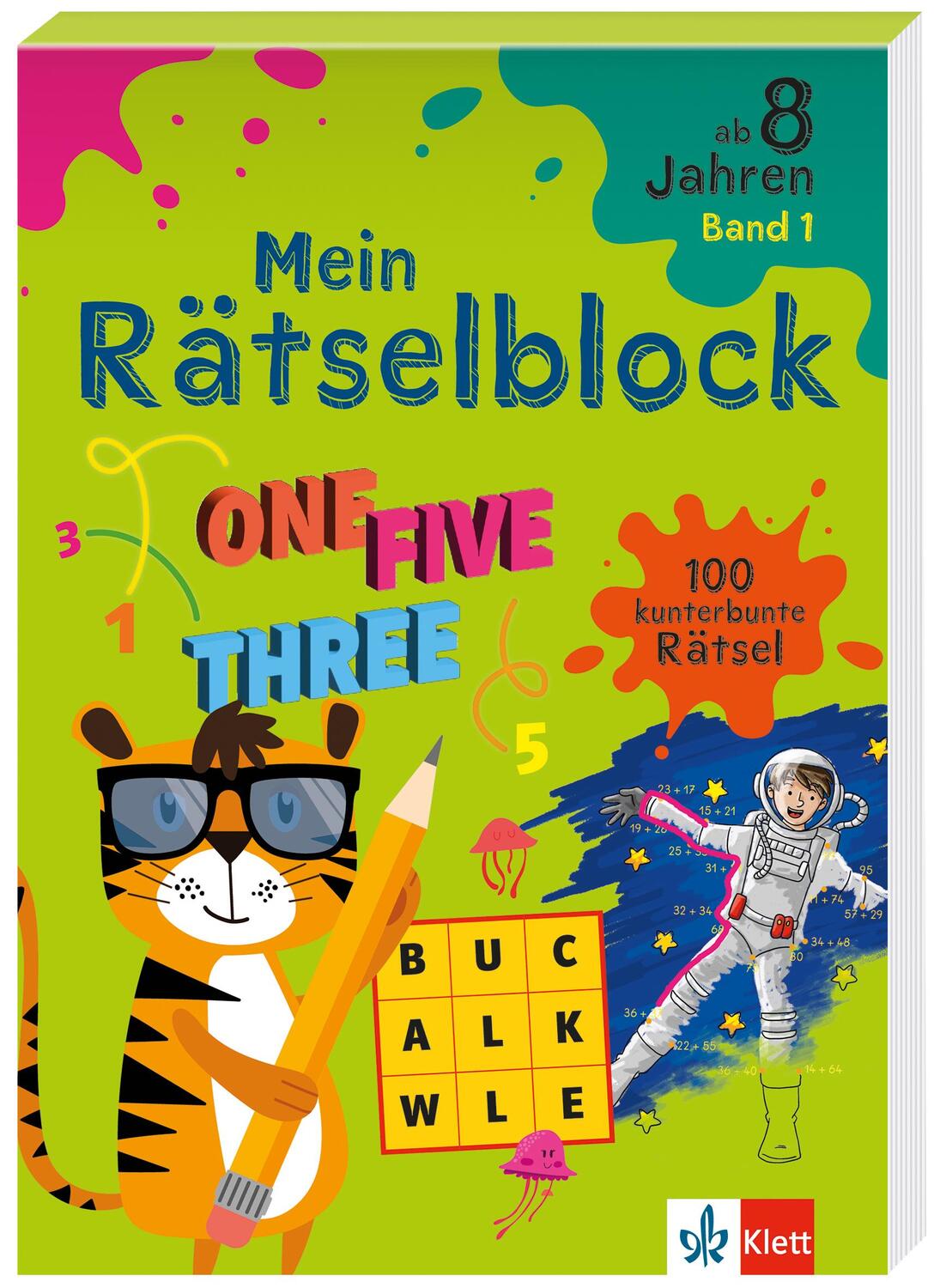 Cover: 9783129497807 | Klett Rätselblock ab 8 Jahren Band 1 | 100 kunterbunte Rätsel | Buch