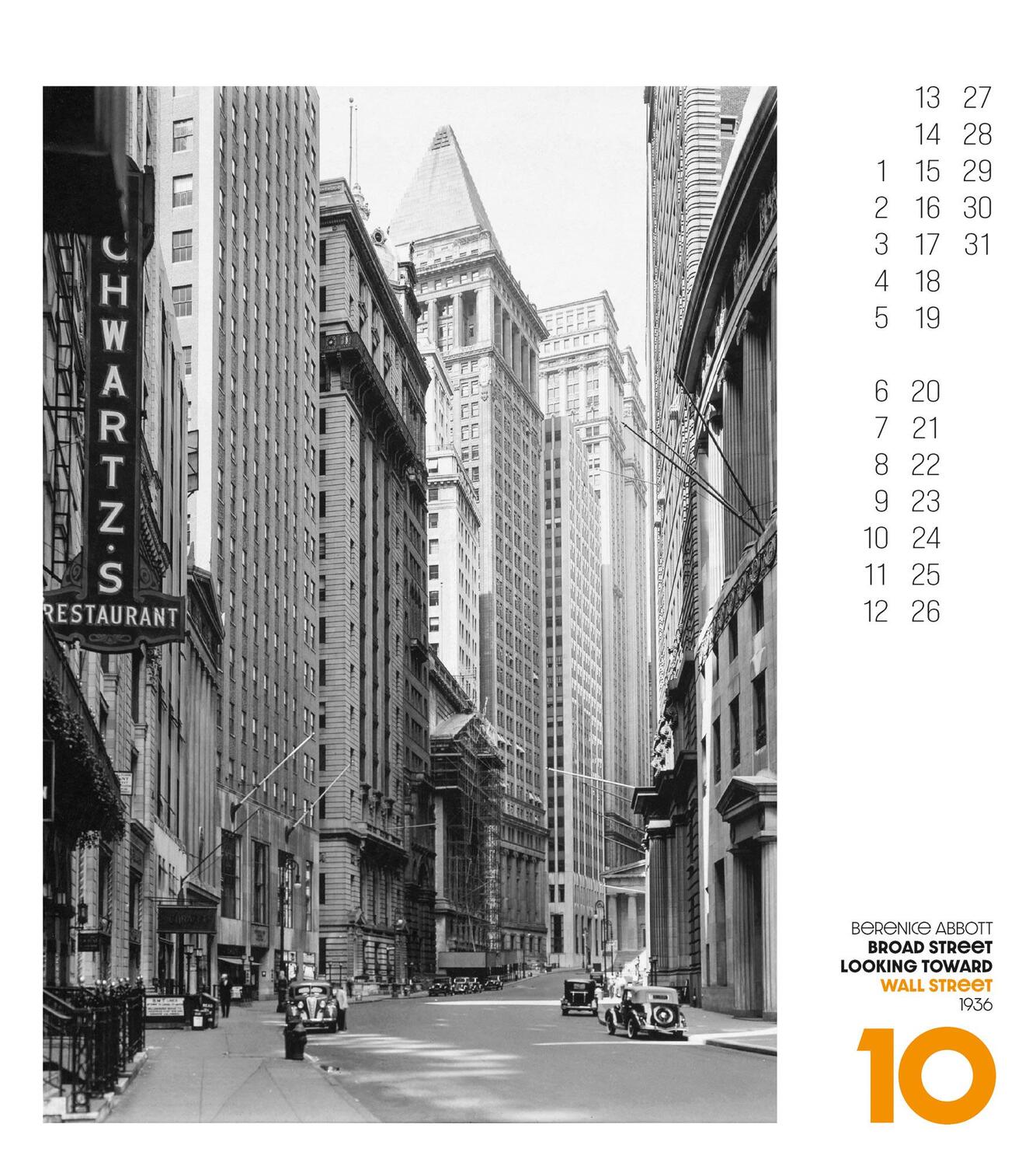 Bild: 9783838425078 | Changing New York Kalender 2025 | Berenice Abbott (u. a.) | Kalender