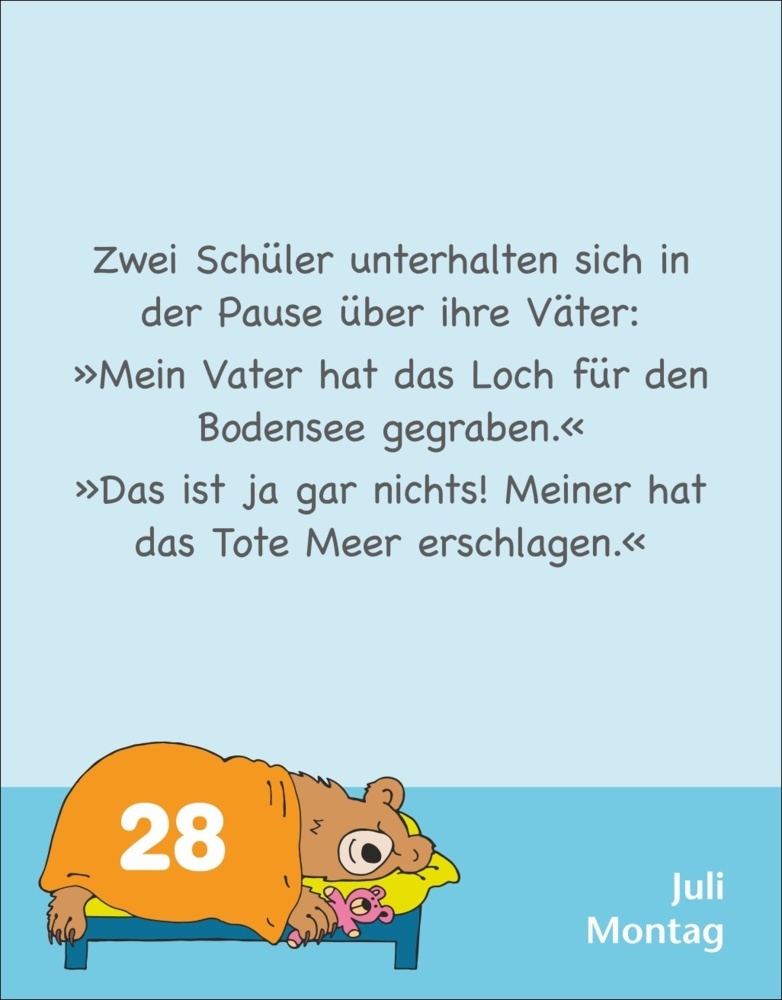 Bild: 9783840034152 | Witze für Kids Tagesabreißkalender 2025 | Kalender | Geblockt | 324 S.