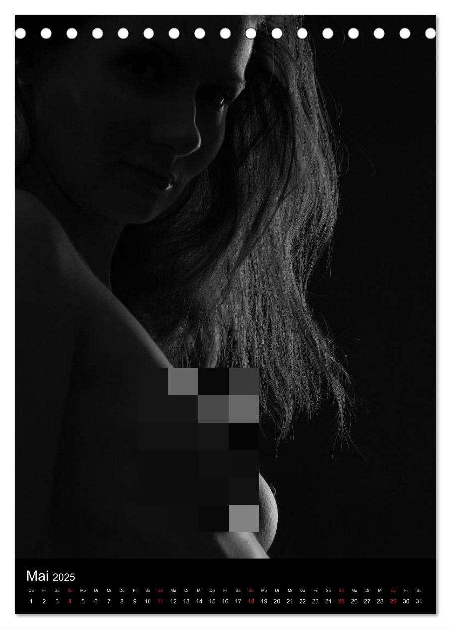 Bild: 9783457079911 | Erotische Silhouetten / CH-Version (Tischkalender 2025 DIN A5...