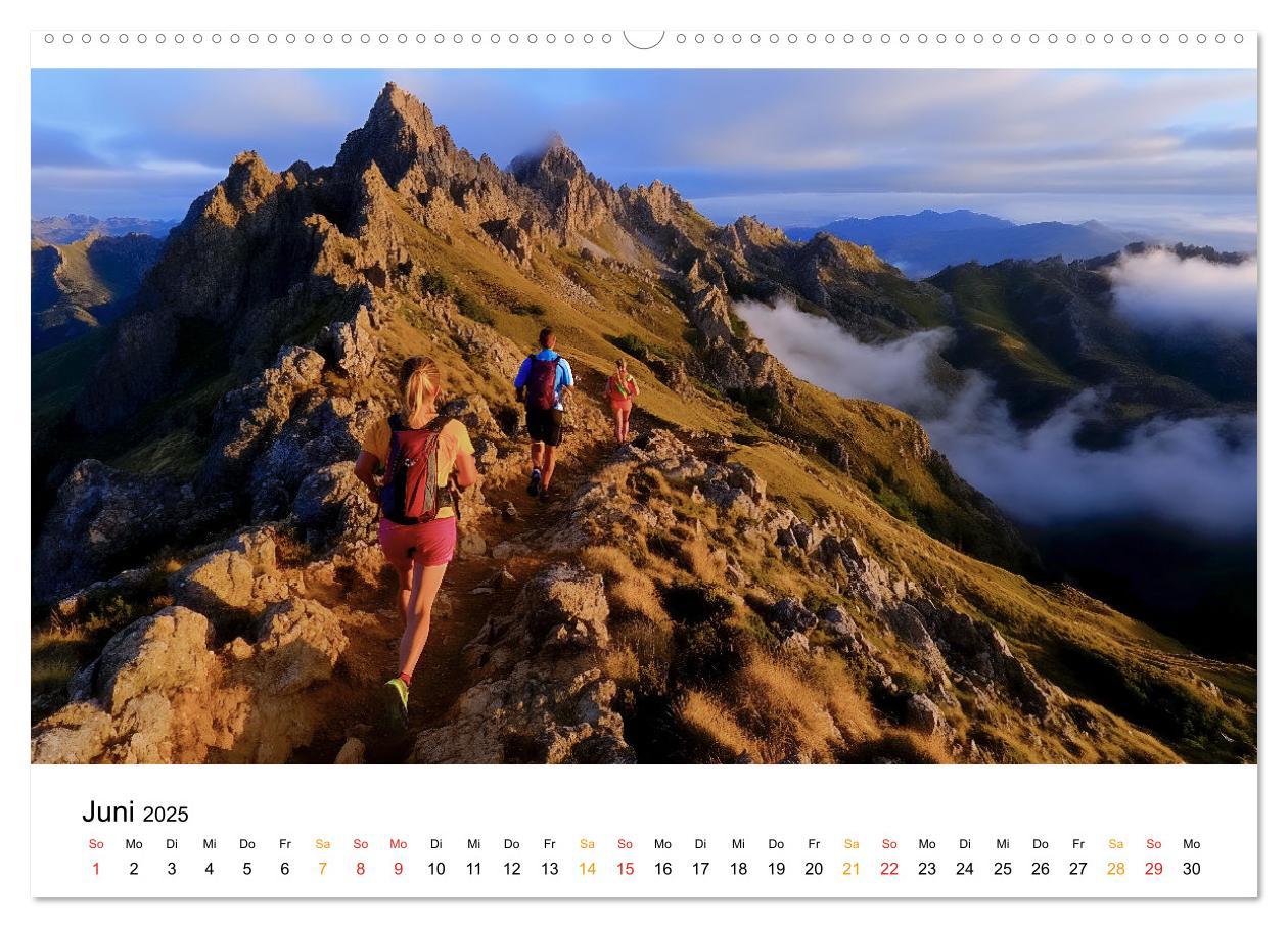 Bild: 9783457234693 | Trailrunning Power (Wandkalender 2025 DIN A2 quer), CALVENDO...