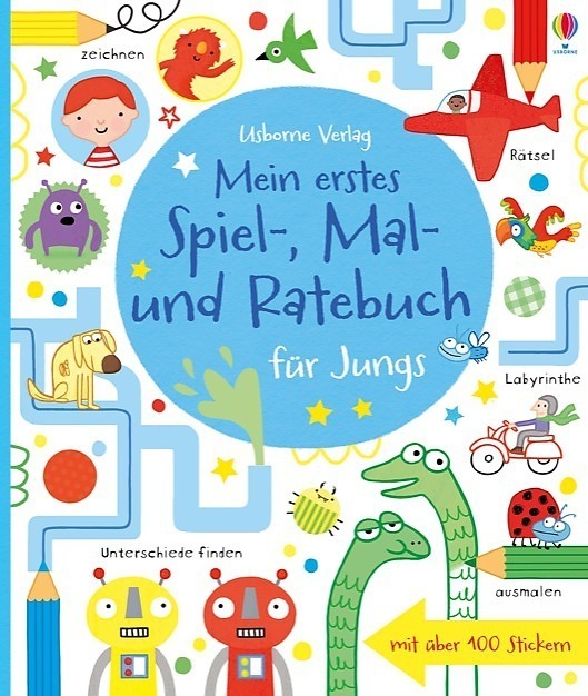 Cover: 9781782320548 | Mein erstes Spiel-, Mal- und Ratebuch für Jungs | Lucy Bowman (u. a.)