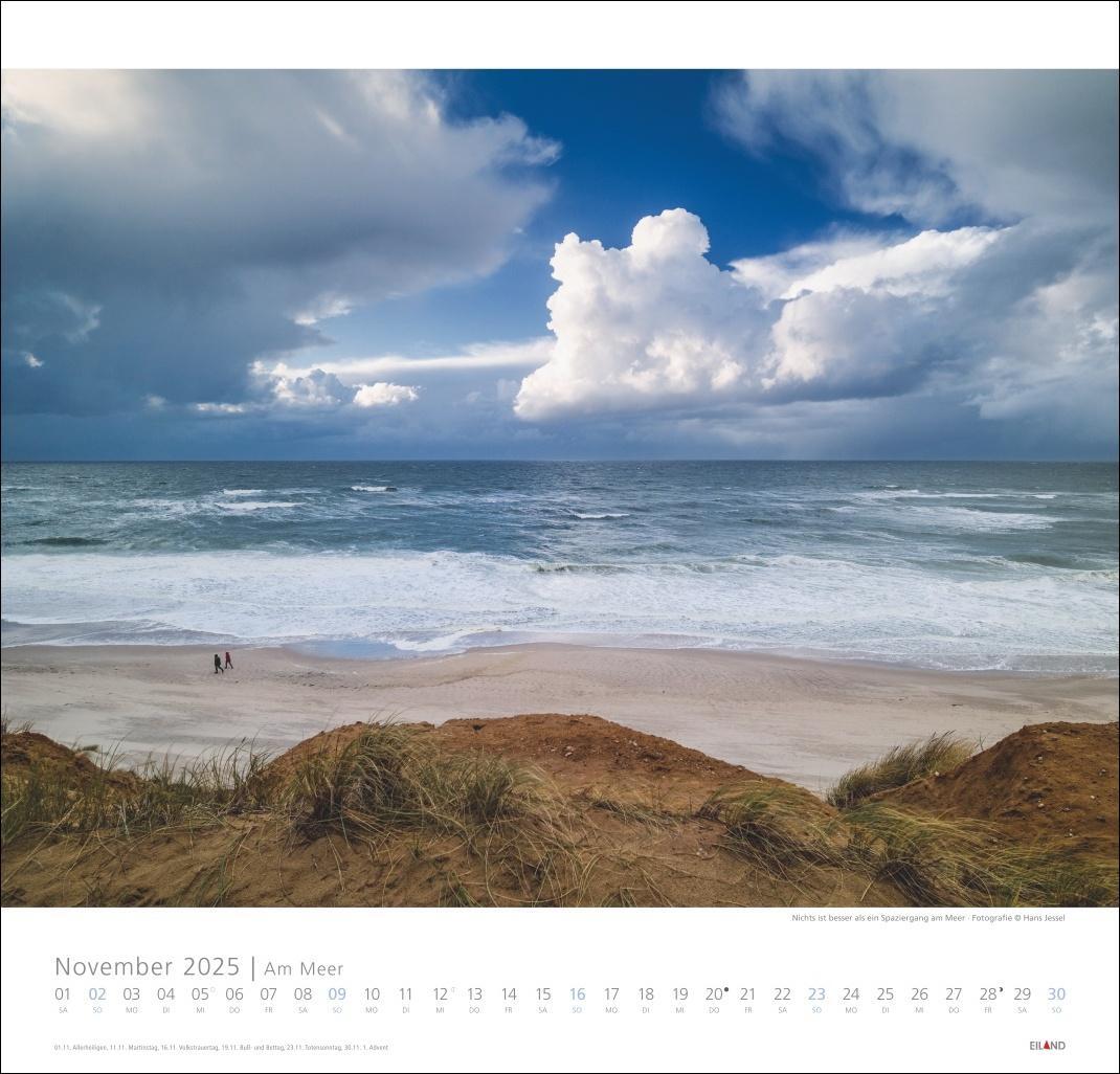 Bild: 9783964023094 | Am Meer Edition Kalender 2025 - Sand, Wind und Wellen | Hans Jessel