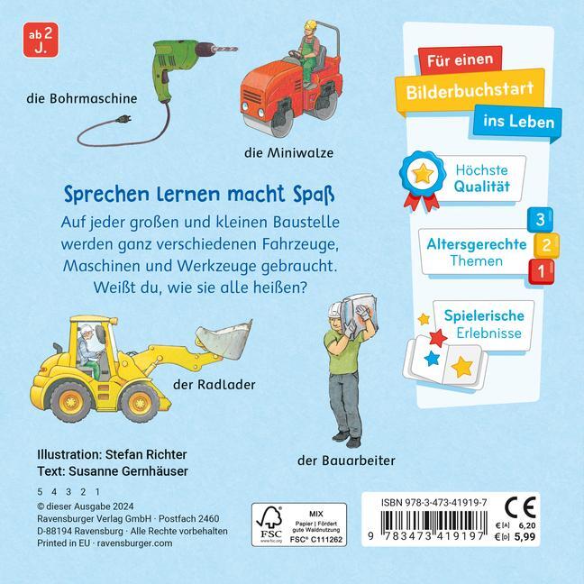 Bild: 9783473419197 | Mein Bilder-Wörterbuch: Auf der Baustelle | Susanne Gernhäuser | Buch