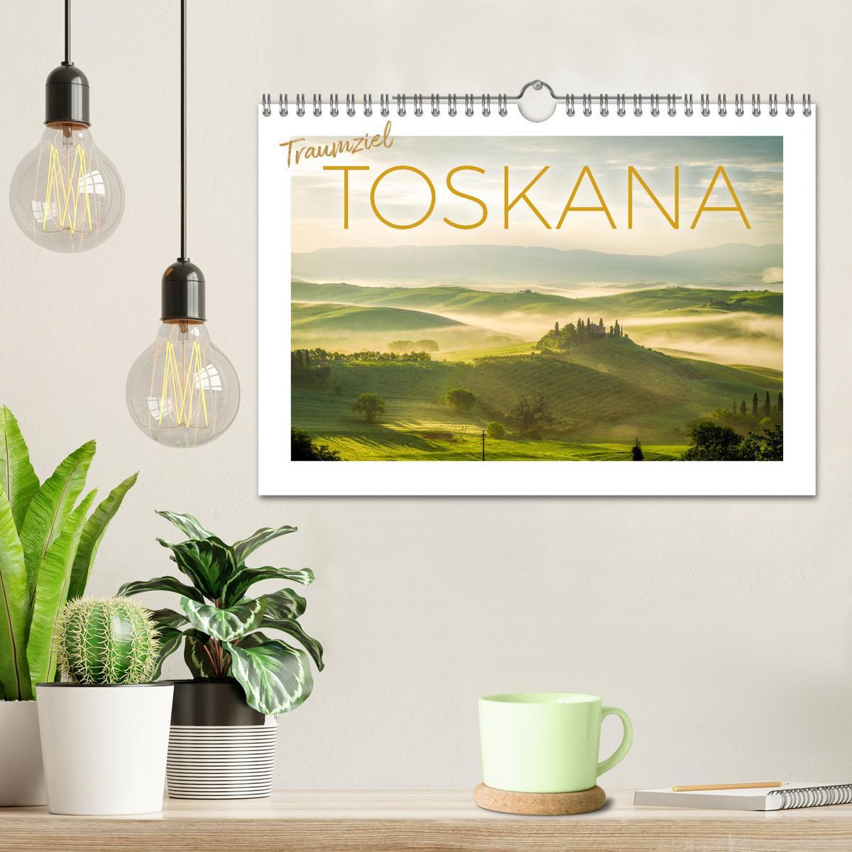 Bild: 9783383917950 | Traumziel Toskana (Wandkalender 2025 DIN A4 quer), CALVENDO...