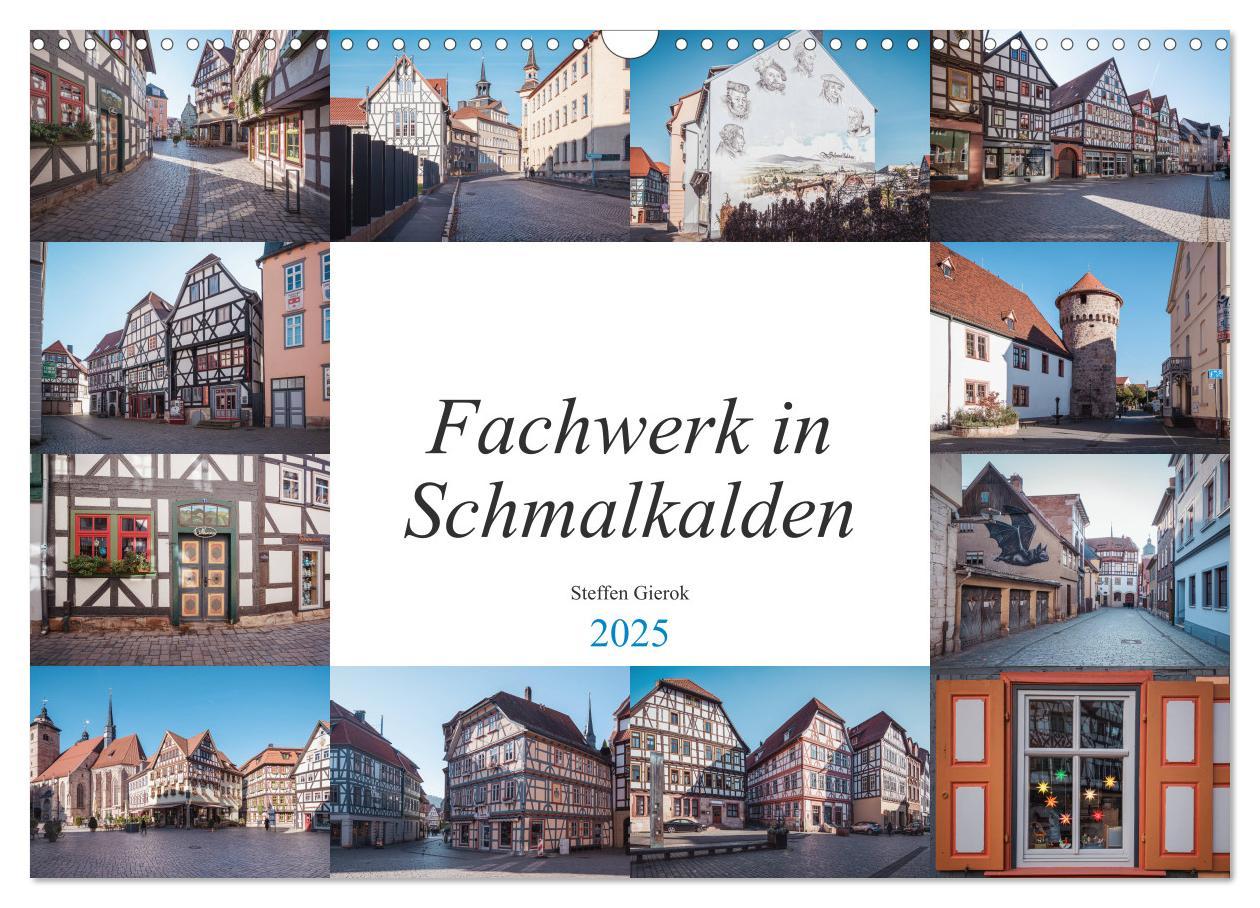 Cover: 9783435176649 | Fachwerk in Schmalkalden (Wandkalender 2025 DIN A3 quer), CALVENDO...