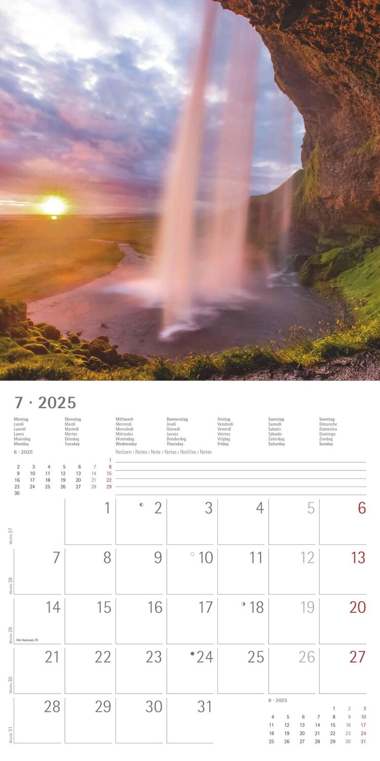 Bild: 4251732340902 | Sunny Moments 2025 - Broschürenkalender 30x30 cm (30x60 geöffnet) -...