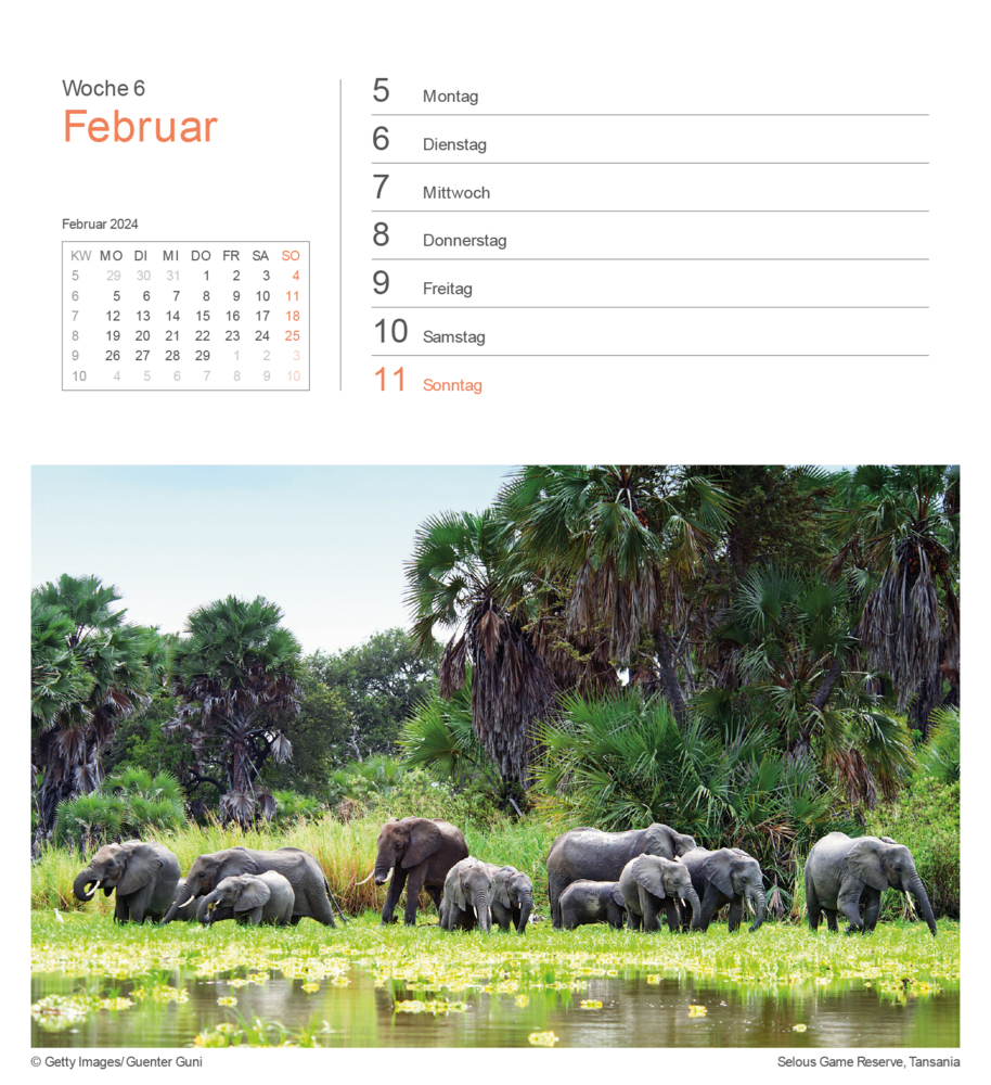 Bild: 9783965912991 | Das Naturerbe der Welt - KUNTH Postkartenkalender 2024 | Kalender