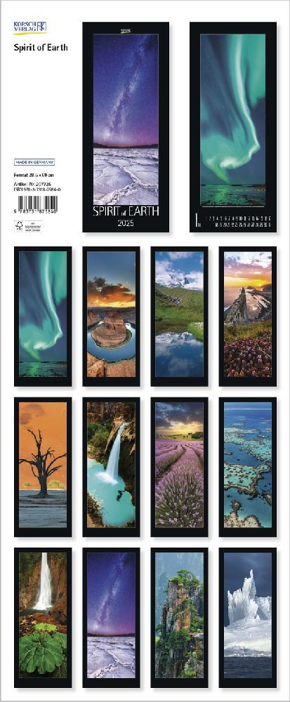 Bild: 9783731875840 | Spirit of Earth 2025 | Korsch Verlag | Kalender | Spiralbindung | 2025