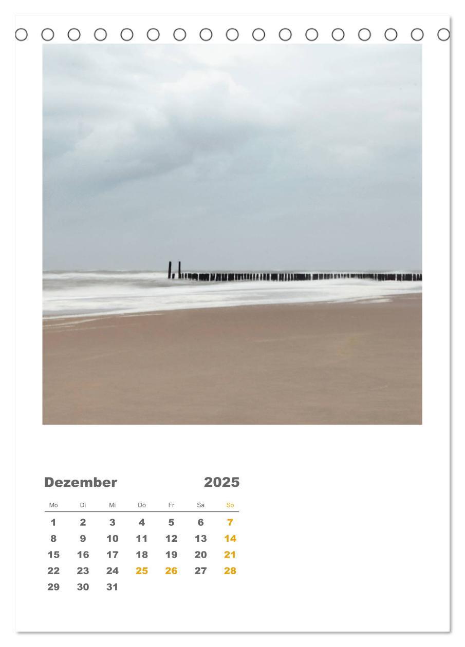 Bild: 9783457028063 | Hollands Strandparadies Zeeland (Tischkalender 2025 DIN A5 hoch),...