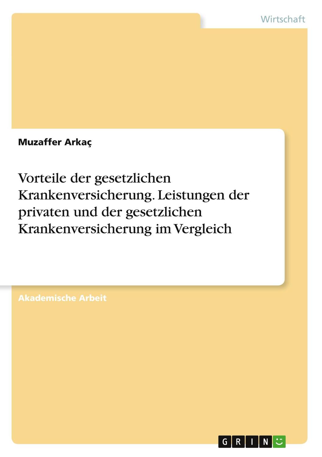 Cover: 9783346032805 | Vorteile der gesetzlichen Krankenversicherung. Leistungen der...