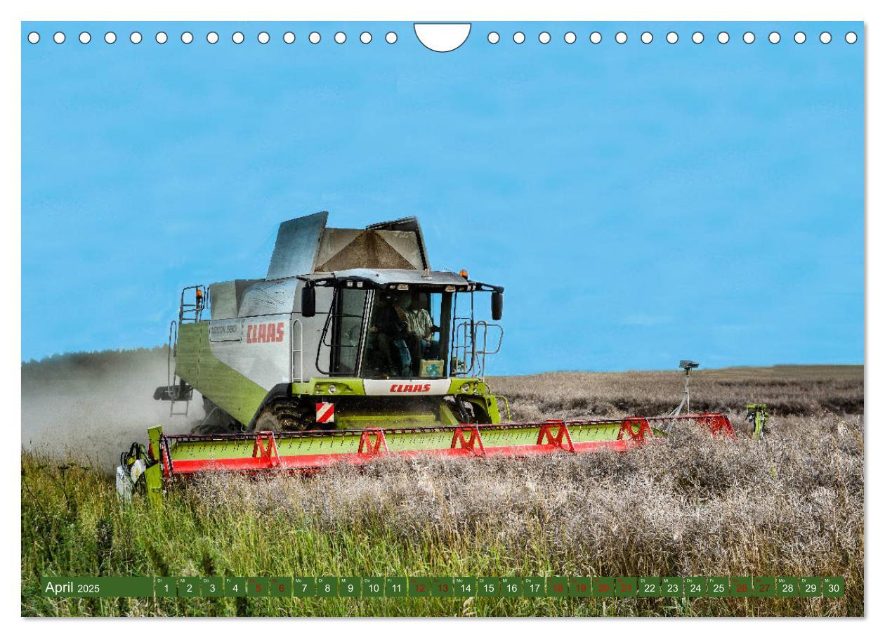 Bild: 9783435239085 | Landwirtschaft - Giganten im Kornfeld (Wandkalender 2025 DIN A4...