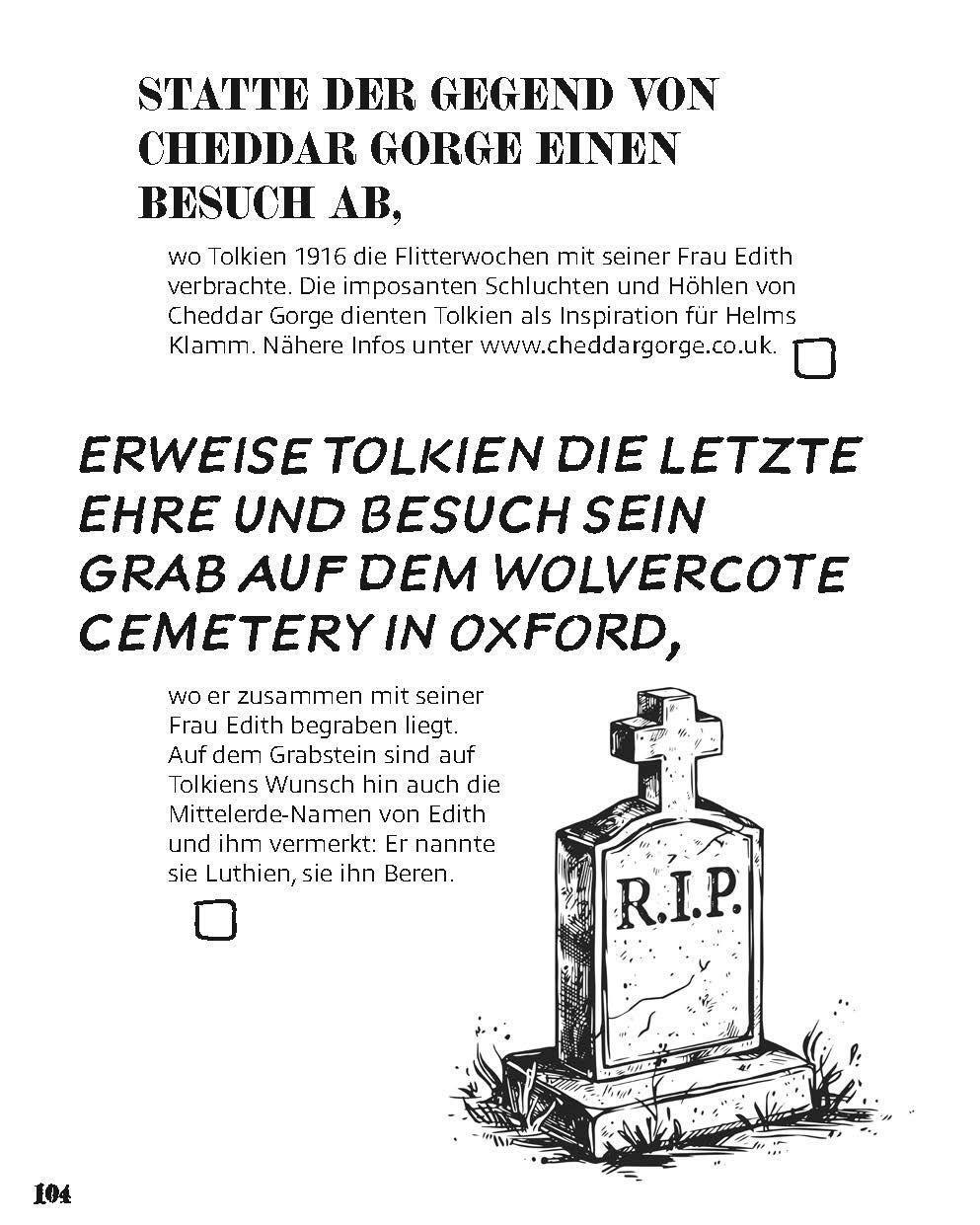 Bild: 9783966645096 | Die Bucket List für Tolkien Fans | Tom Grimm | Taschenbuch | Deutsch