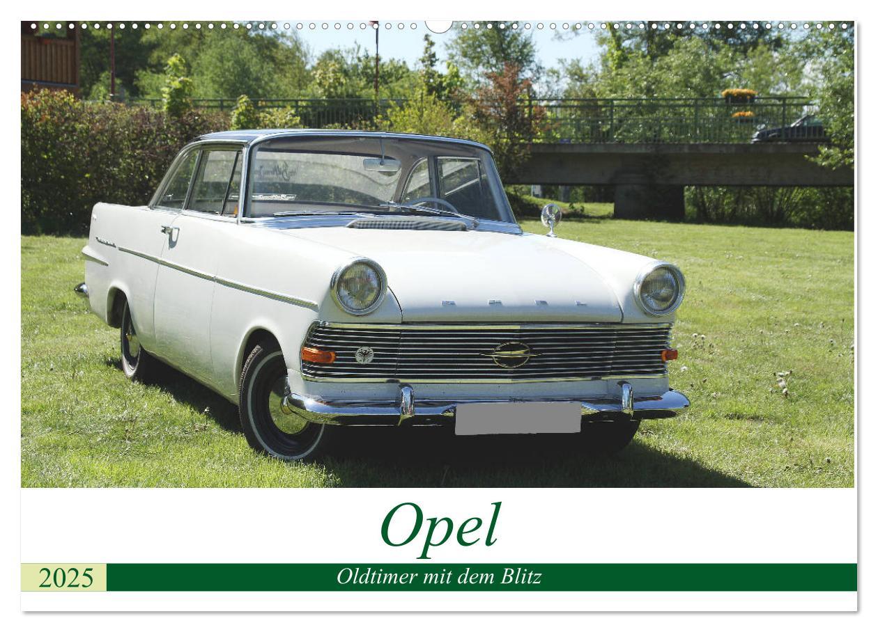 Cover: 9783435157792 | Opel Oldtimer mit dem Blitz (Wandkalender 2025 DIN A2 quer),...