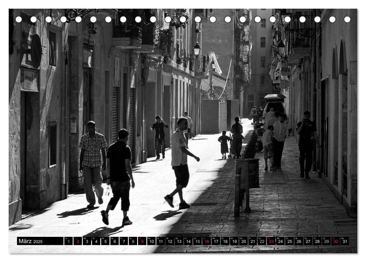 Bild: 9783435778805 | Streetlife Barcelona (Tischkalender 2025 DIN A5 quer), CALVENDO...