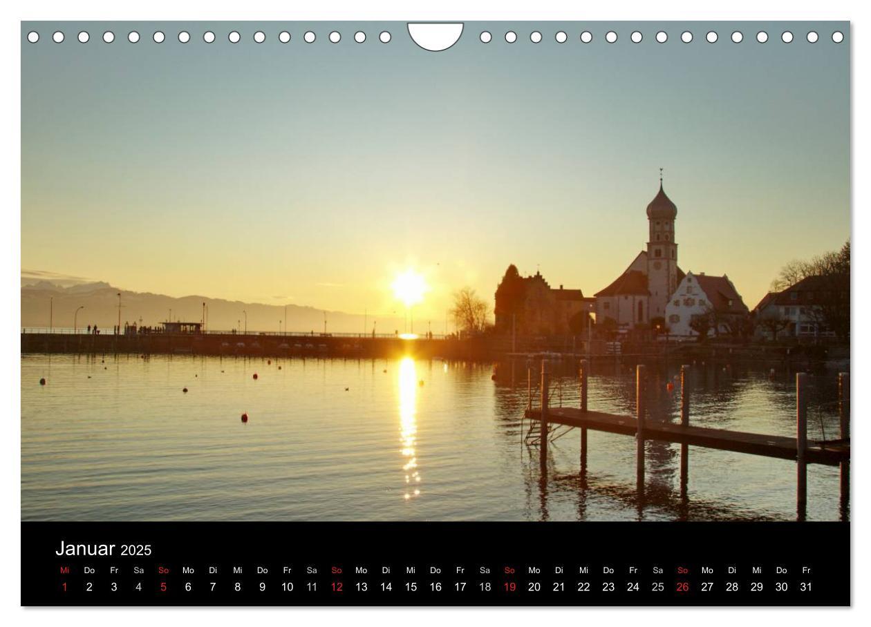 Bild: 9783435792153 | Ein Jahr am BODENSEE (Wandkalender 2025 DIN A4 quer), CALVENDO...