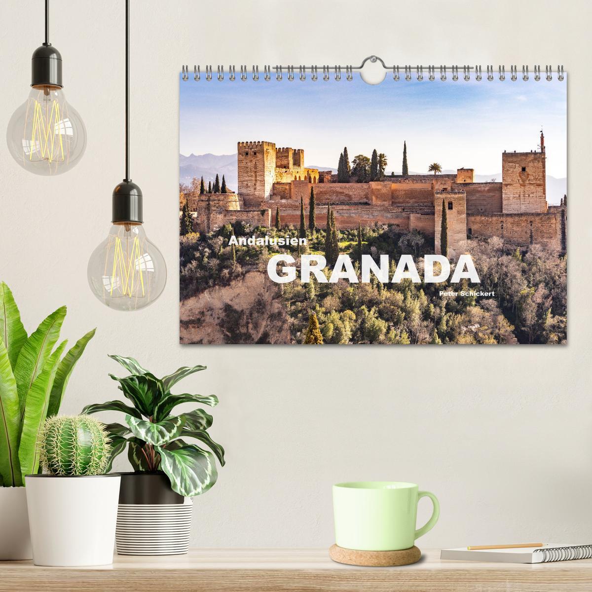 Bild: 9783383976773 | Andalusien - Granada (Wandkalender 2025 DIN A4 quer), CALVENDO...