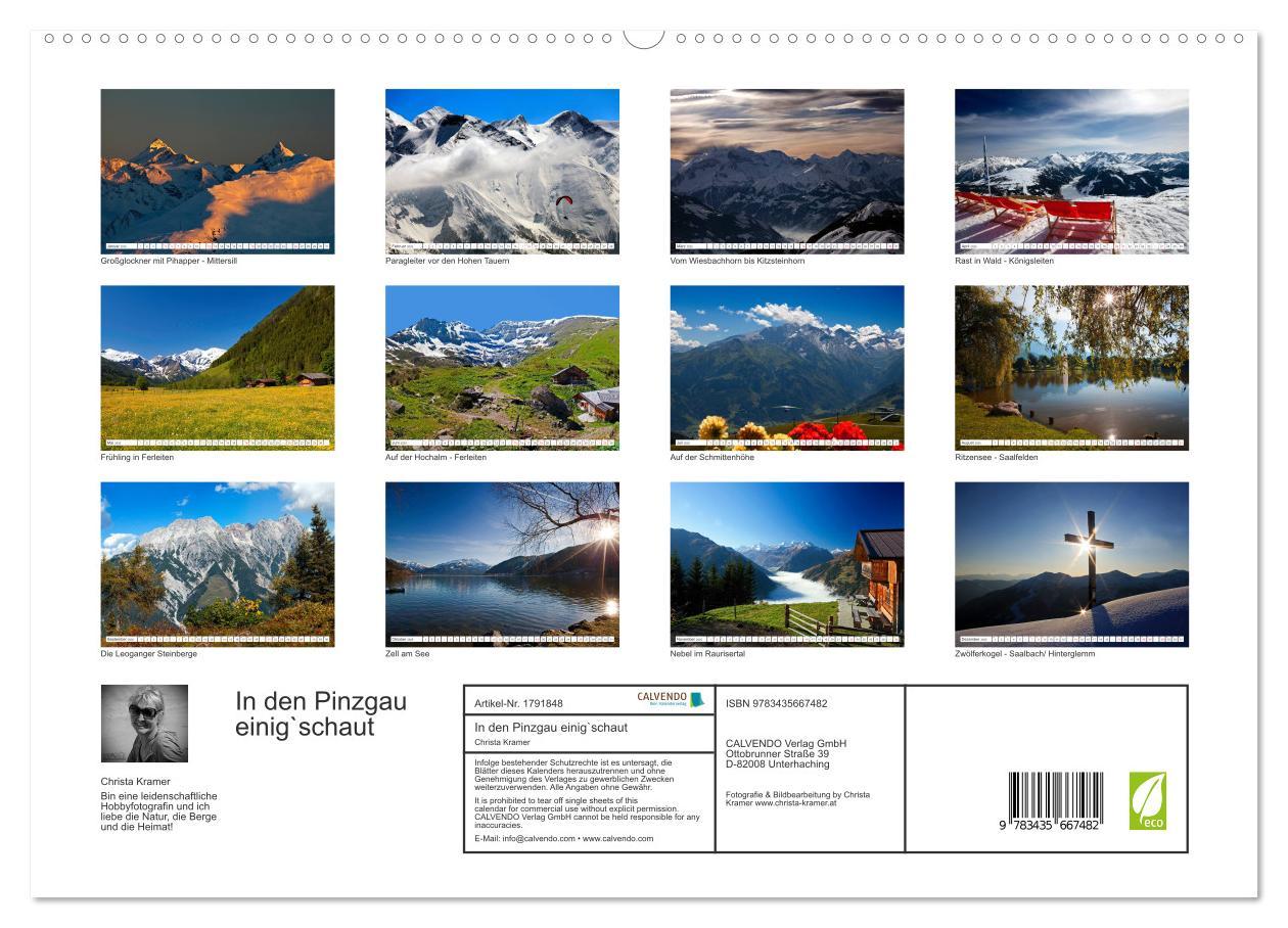 Bild: 9783435667482 | In den Pinzgau einig`schaut (hochwertiger Premium Wandkalender 2025...