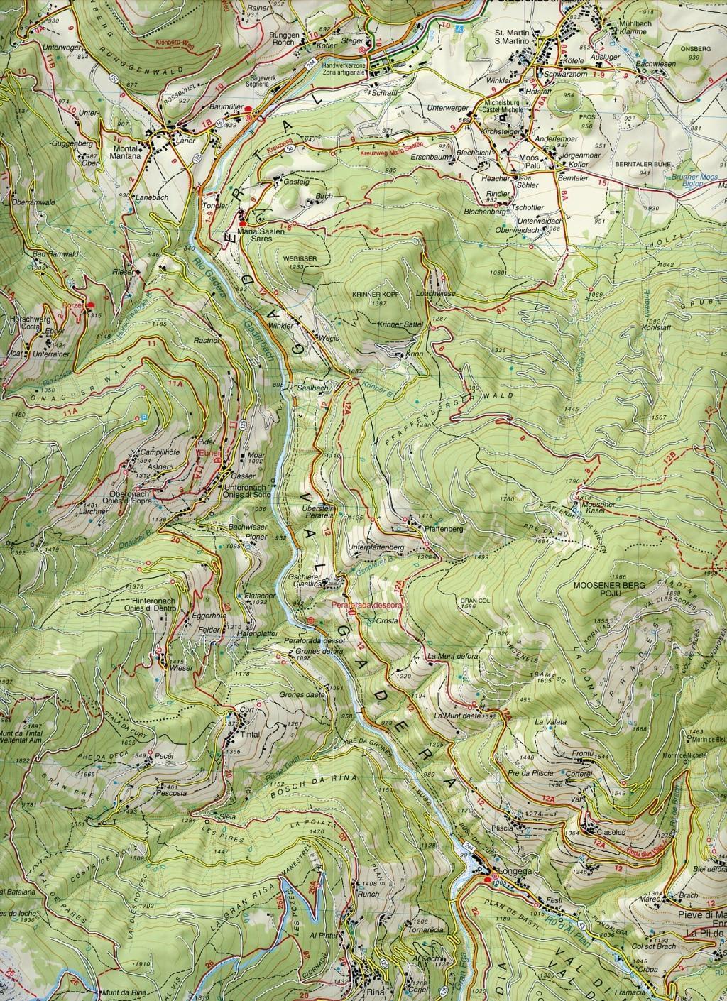 Bild: 9788883150333 | Tabacco Wandern 1 : 25 000 Pustertal - Bruneck | (Land-)Karte | 2009