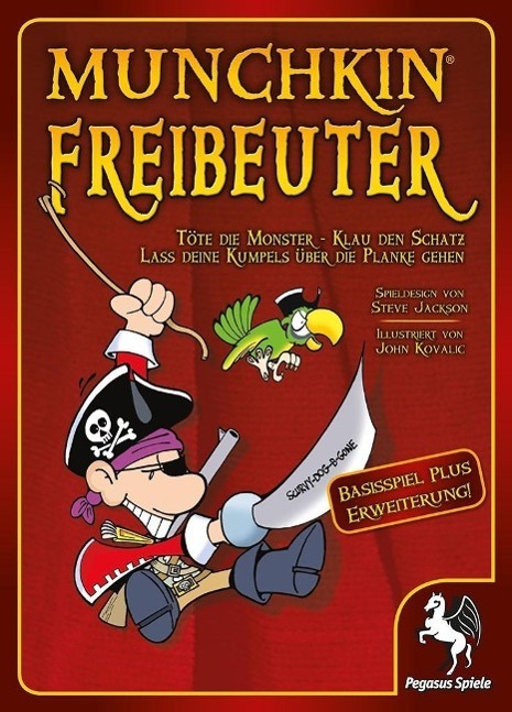 Cover: 4250231704024 | Munchkin Freibeuter 1+2 | Steve Jackson | Spiel | Deutsch | 2013