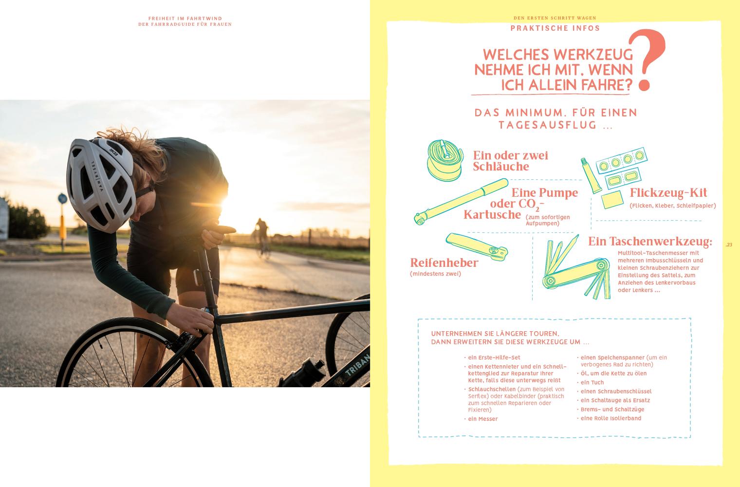 Bild: 9783957286246 | Freiheit im Fahrtwind | Der Fahrradguide für Frauen | Louise Roussel