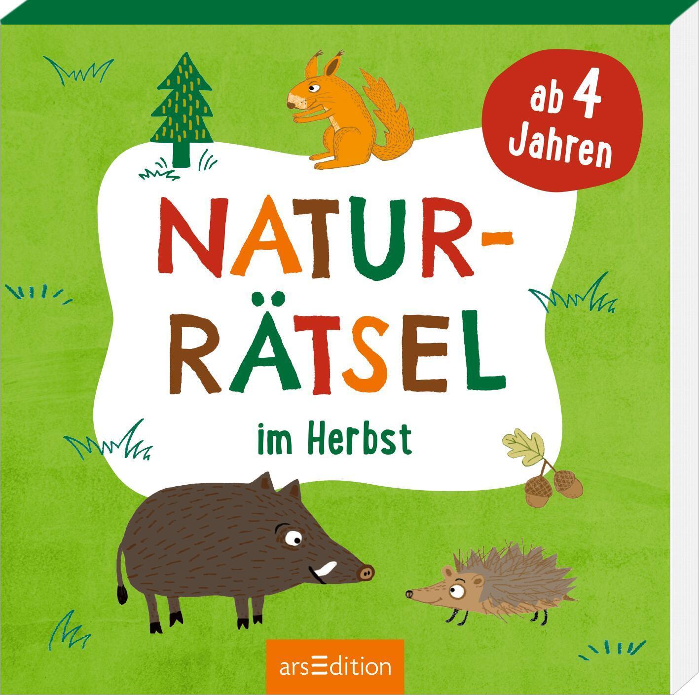 Cover: 9783845859934 | Naturrätsel im Herbst | Ab 4 Jahren | Eleanor Sommer | Taschenbuch