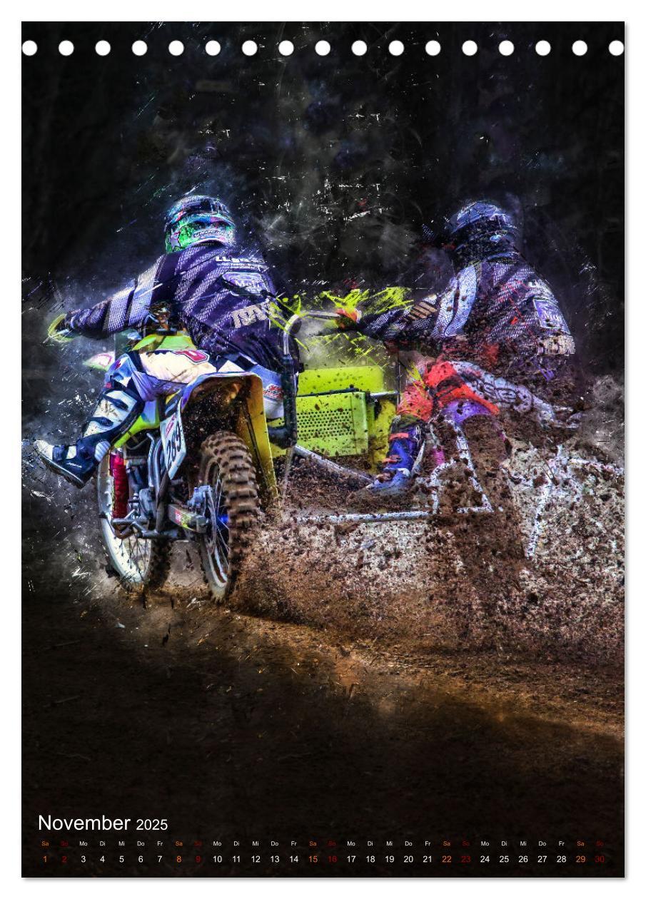 Bild: 9783435912742 | Motocross Seitenwagen - einfach cool (Tischkalender 2025 DIN A5...