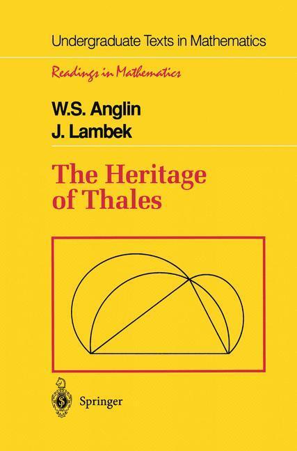 Cover: 9780387945446 | The Heritage of Thales | J. Lambek (u. a.) | Buch | x | Englisch