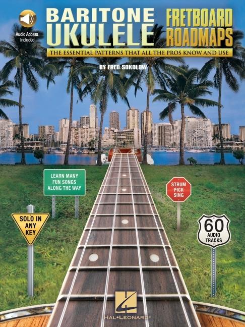 Cover: 888680647643 | Fretboard Roadmaps - Baritone Ukulele Book/Online Audio | Fred Sokolow