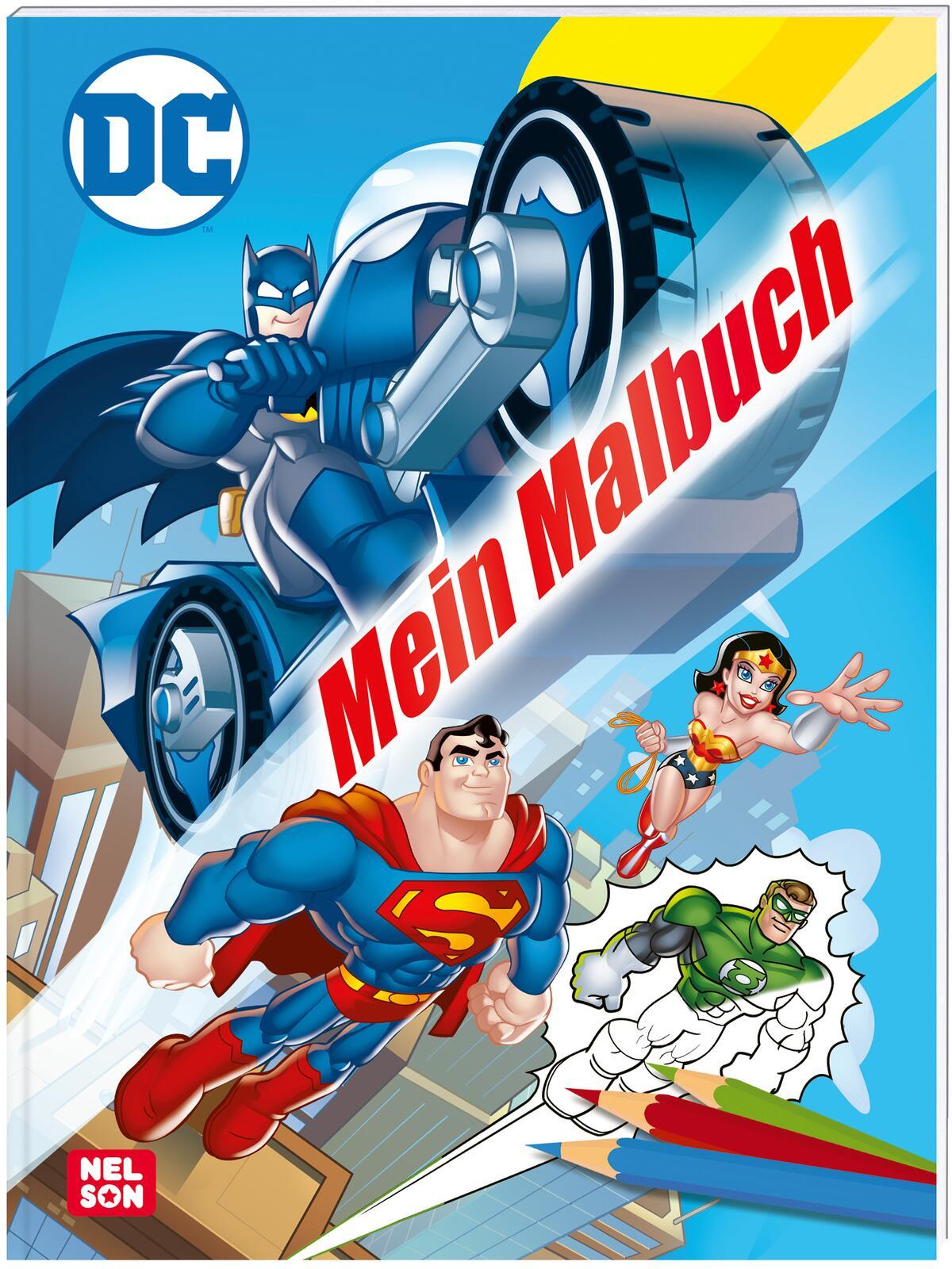 Cover: 9783845122168 | DC Superhelden: Mein Malbuch | Taschenbuch | DC Universum | 80 S.