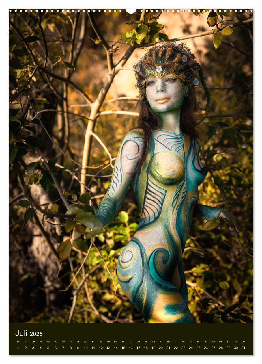 Bild: 9783435933143 | Bodypainting Adventures (Wandkalender 2025 DIN A2 hoch), CALVENDO...